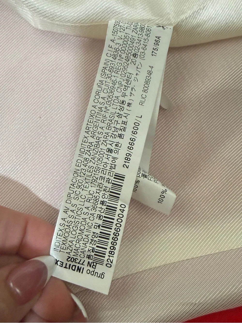 Zara Vermilion Red Orange Open Front Blazer Women’s Large - Picture 5 of 6